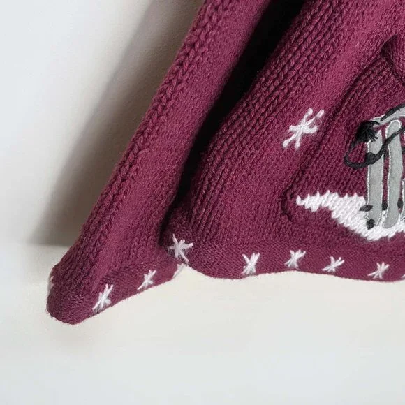 ⚡️SOLD⚡️ vintage croft & barrow embellished holiday cardigan - size large - Picture 5 of 7